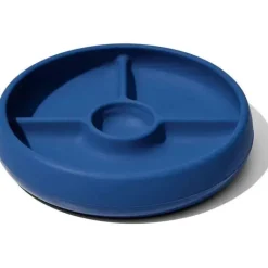 Oxo - Prato de jantar dividido em silicone Tot, azul marinho