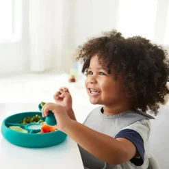 Oxo - Prato Dividido em Silicone Tot, Azul-petróleo