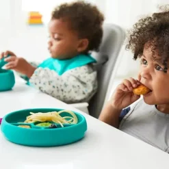 Oxo - Prato Dividido em Silicone Tot, Azul-petróleo