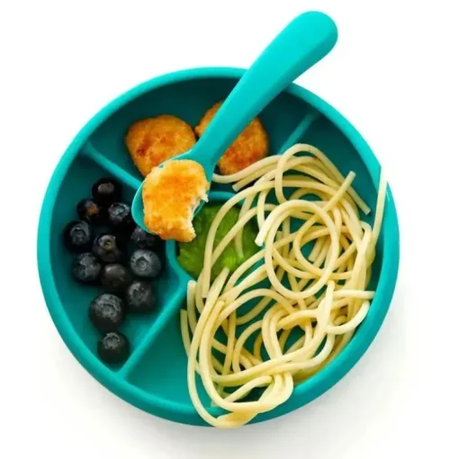 Oxo - Prato Dividido em Silicone Tot, Azul-petróleo