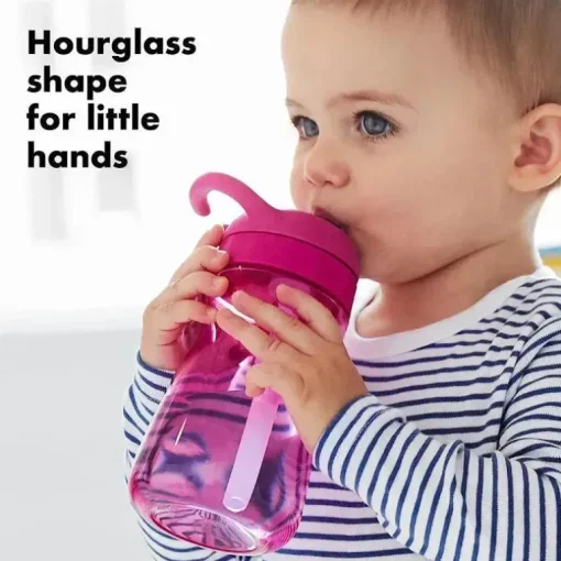 OXO - Tot Adventure Garrafa de Água Rosa, Plástico