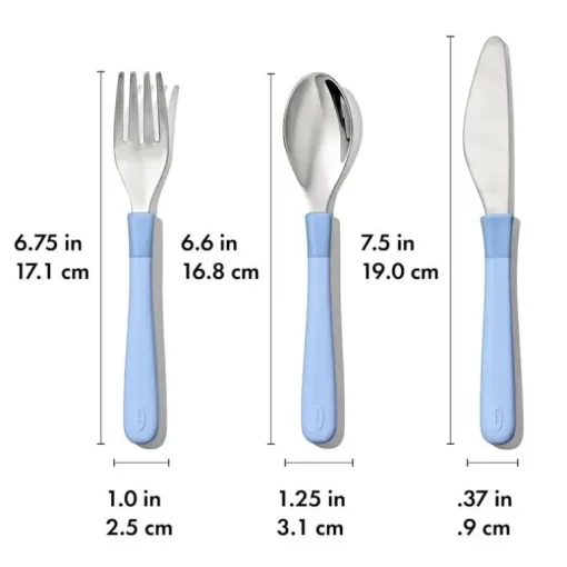 Oxo - Tot Cutlery para crianças grandes, Dusk