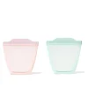 Oxo - Tot Silicone Sacos Reutilizáveis ​​2 Pc Stand Up Cup Set, Opala e Flor