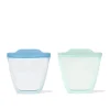 Oxo - Tot Silicone Sacos Reutilizáveis ​​2 Pc Stand Up Cup Set, Opal E Dusk