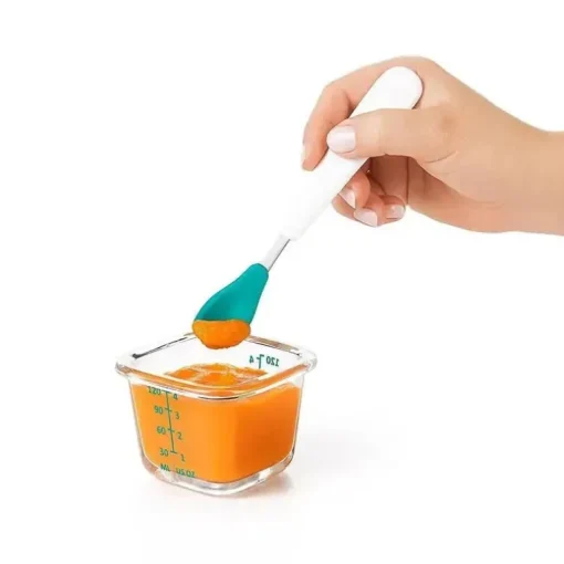 OXO Tot Glass Baby Blocks 4 oz - Teal