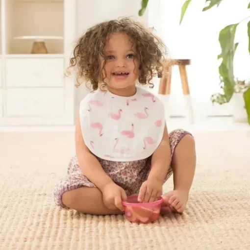 Pacote com 3 babadores Aden + Anais Essentials Snap, estampas mistas
