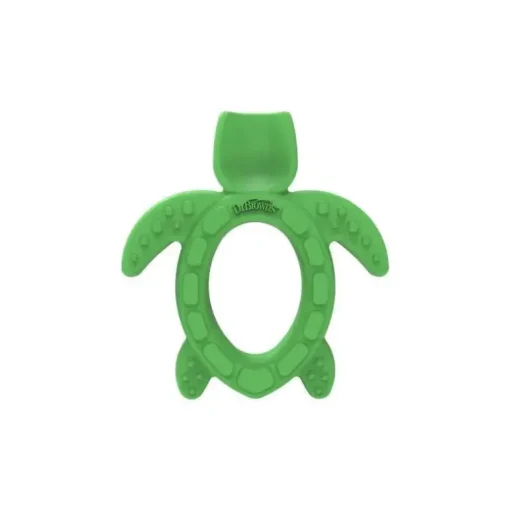 Pacote com 1 colher de silicone Dr. Brown's Starter - Tartaruga