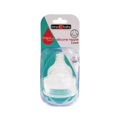 Pacote com 2 mamilos de silicone Innobaby Aquaheat, estágio 3