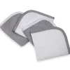 Pacote com 4 Toalhas American Baby Terry, Cinza