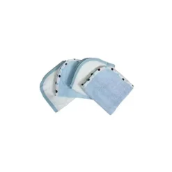 Pacote com 4 Toalhas American Baby Terry, Azul