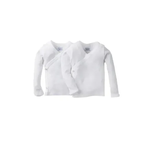Pacote de 2 camisas de manga comprida com fecho lateral Gerber