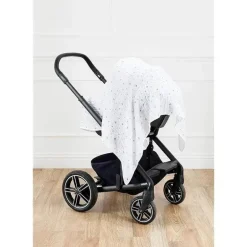 Pacote de 3 cobertores de musselina American Baby Company, preto e cinza