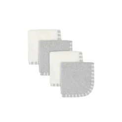 Pacote de 4 Gerber Gary &amp; Ivory toalhinhas de tecido para meninos