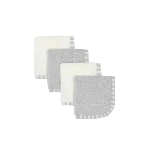 Pacote de 4 Gerber Gary &amp; Ivory toalhinhas de tecido para meninos