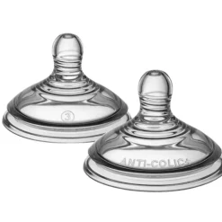 Pacote de 2 mamadeiras anti-cólicas avançado fluxo rápido Tommee Tippee - 6+ meses