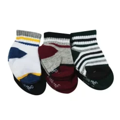 Pacote de 6 meias Little Me Baby Boys, multicoloridas