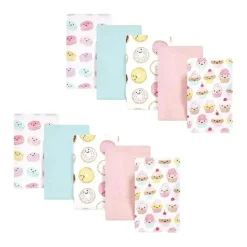 Pano de Arroto de Flanela Baby Vision 10Pk, Cupcake Mais Doce