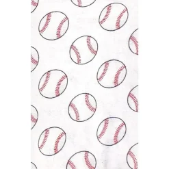 Pano de arroto de flanela Baby Vision 10 unidades, basebol