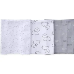 Panos de arroto de cordeiro Gerber 3 pk para bebês