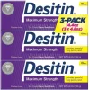 Pasta de assaduras de fralda de força máxima Desitin 3 PK de 4,8 OZ