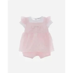 Patachou - Macacão de Jersey para Bebê Menina, Rosa