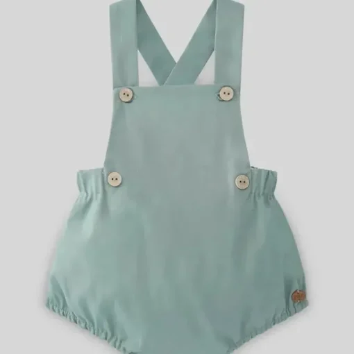Paz Rodriguez - Baby Boy Woven Romper Prado, Lago Verde
