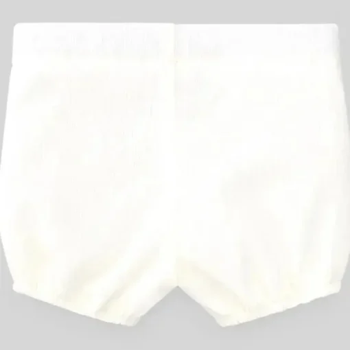 Paz Rodriguez - Baby Boy Woven Newborn Short Dulzura, Creme