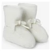 Paz Rodriguez - Baby Knit Newborn Booties Esencial, Creme