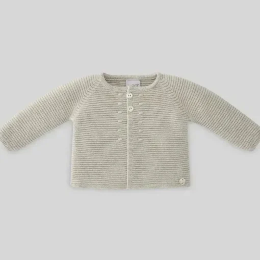 Paz Rodriguez - Baby Knit Cardigan Neboa, Linho