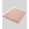 Paz Rodriguez - Baby Knit Newborn Hadas Blanket, Rosa Pó/Bege