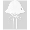 Paz Rodriguez - Baby Knit Newborn Bonnet Linda, Chalk Pink/White