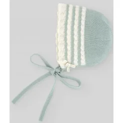 Paz Rodriguez - Baby Knit Newborn Bonnet Ruiseñor, Chalk Pink/Nacar