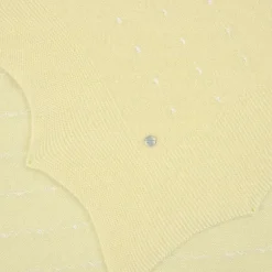 Paz Rodriguez - Baby Knit Xale Leda, Amarelo/Branco