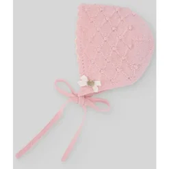 Paz Rodriguez - Boné de malha para recém-nascido, rosa giz