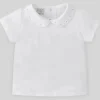 Paz Rodriguez - Camiseta de malha para bebê menino Confort V22, Branca