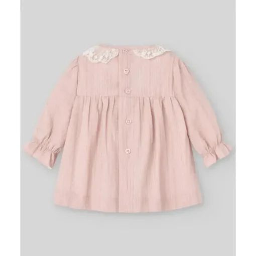 Paz Rodriguez - Conjunto de vestido e bloomer para bebê menina, rosa pó
