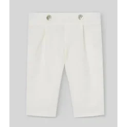 Paz Rodriguez - Conjunto de calça e blusa para bebê menino, creme/bege