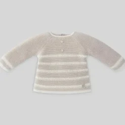 Paz Rodriguez - Conjunto Leve-me para Casa Suéter e Legging Luar, Linho/Creme