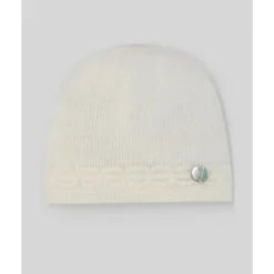 Paz Rodriguez - Gorro de malha para recém-nascido, creme/bege
