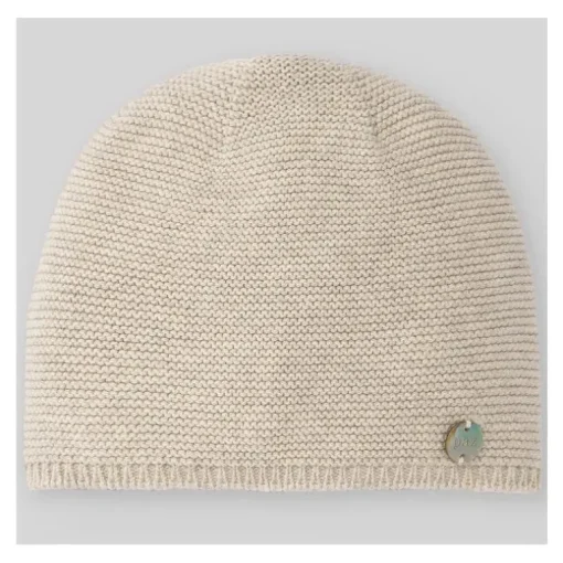 Paz Rodriguez - Gorro de malha para recém-nascido Esencial, castanho claro