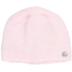 Paz Rodriguez - gorro recém-nascido malha bebê Esencial, giz rosa