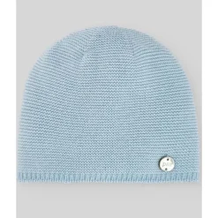 Paz Rodriguez - Gorro Recém-Nascido em Malha para Bebê, Azul Céu