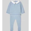 Paz Rodriguez - Take Me Home Set Knit Newborn Sweater + Leggings Vento, Sky Blue