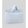 Paz Rodriguez - Woven Bag Torres, Chalk Blue/White