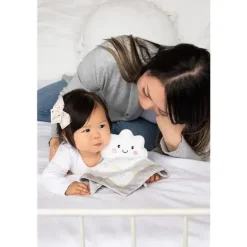 Pearhead - Cobertor de segurança em nuvem, macio para bebês, adorável para bebês, nuvem branca adorável
