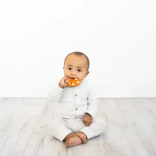 Pearhead - Silicone Teether Bpa Free, Mushroom