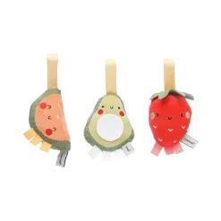 Pearhead - Stroller Toy Set Of 3, Fruit