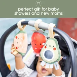 Pearhead - Stroller Toy Set Of 3, Fruit