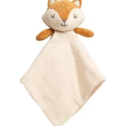 Pearhead Baby - Cobertor de segurança, Brinquedo aconchegante, Bicho de pelúcia, Musselina de algodão Fox Lovey