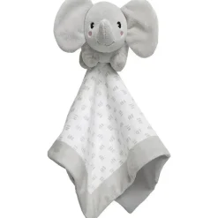 Pearhead Baby - Cobertor de segurança, Brinquedo aconchegante, Bicho de pelúcia, Elefante cinza adorável